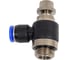Дроссель с обратным клапаном 8 мм G3/8" CDC Pneumatics NSC 08G03 3