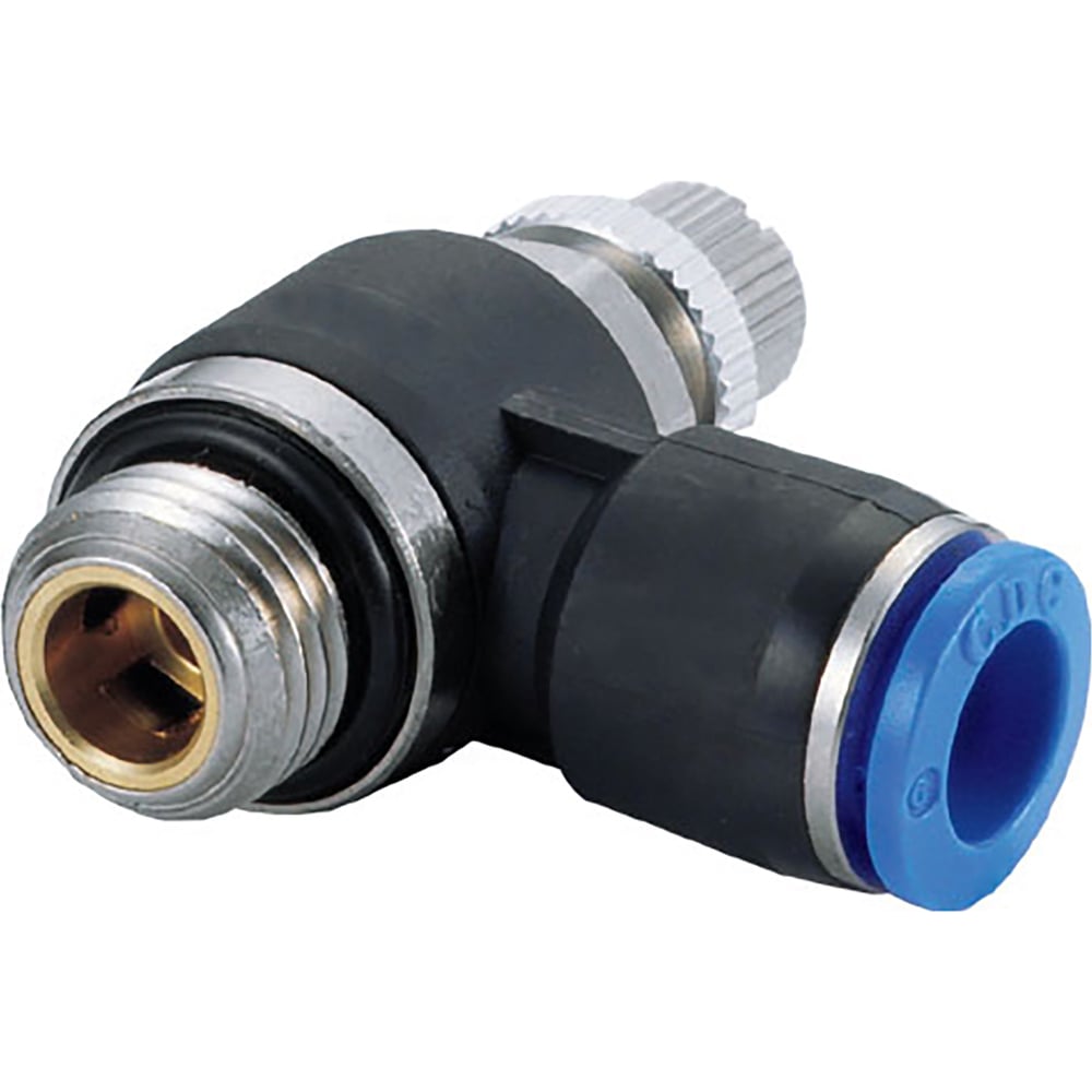 Дроссель с обратным клапаном 10 мм G3/8" CDC Pneumatics NSC 10G03 ...