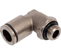 Фитинг L-образный 8 мм с наружной металлической резьбой G1/8" CDC Pneumatics BPL 08G01