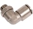 Фитинг L-образный 8 мм с наружной металлической резьбой G1/8" CDC Pneumatics BPL 08G01 2
