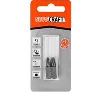 Биты (2 шт; PZ2; 25 мм; s2) NOVOCRAFT B43-11-0252G