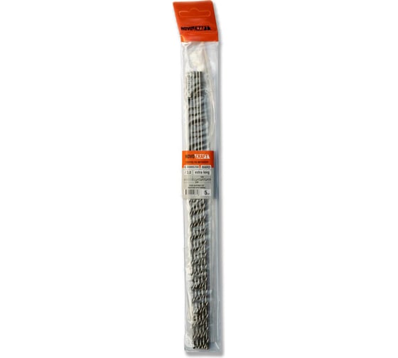 Сверло по металлу EXTRA Long HARD (5 шт; 3х250 мм; HSS 4341) NOVOCRAFT EL03005250