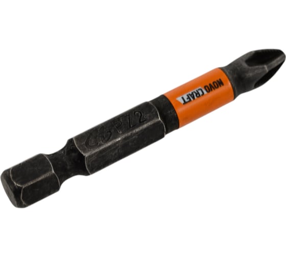 Биты КАРБОН в ленте (10 шт; PZ2; 50 мм) NOVOCRAFT В43-21-0502TCHV