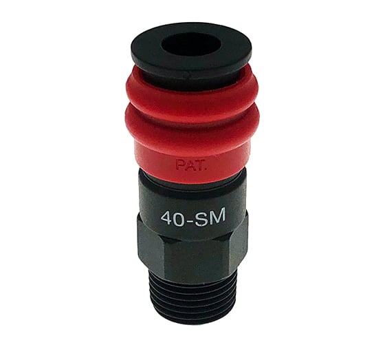 Соединение быстроразъемное 40SM 1/2" внешняя резьба TEVAKO TVK-09036