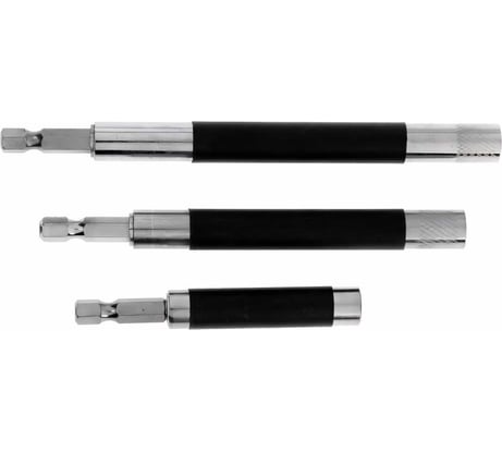 Набор телескопических удлинителей для бит (3 шт; 80-120/120-195/140-240 мм) ТУНДРА 5470945