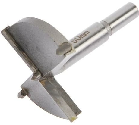 Сверло Форстнера (60 мм; твердосплавные пластины; цилиндрический хвостовик) ТУНДРА 2603040