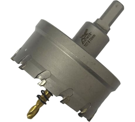 Коронка твердосплавная по металлу SKYWER 72 мм SK-CTPM72