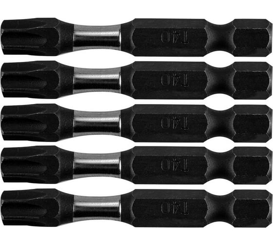 Биты ударные T40, 50 мм, 1/4", S2, 5 шт NEO Tools 09-588
