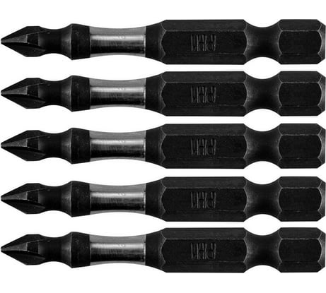Биты ударные PH1, 50 мм, 1/4", S2, 5 шт NEO Tools 09-575