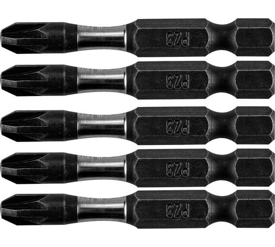 Биты ударные PZ3, 50 мм, 1/4", S2, 5 шт NEO Tools 09-580
