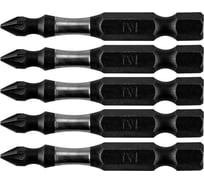 Биты ударные PZ1, 50 мм, 1/4", S2, 5 шт NEO Tools 09-578