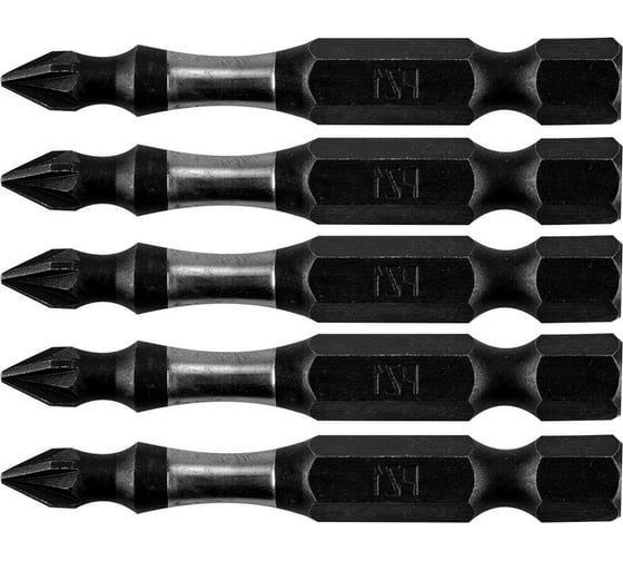 Биты ударные PZ1, 50 мм, 1/4", S2, 5 шт NEO Tools 09-578