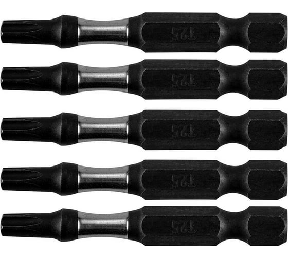 Биты ударные T25, 50 мм, 1/4", S2, 5 шт NEO Tools 09-585