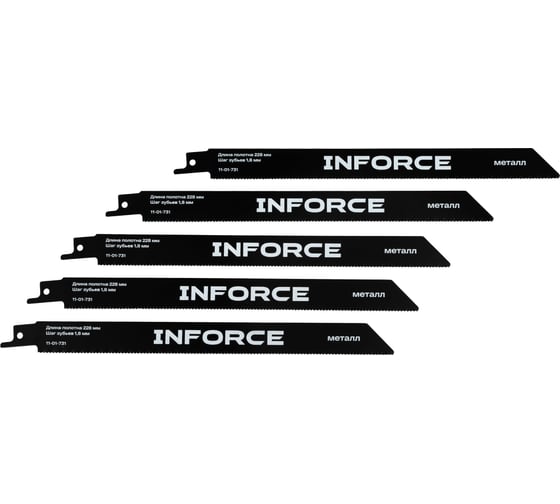 Полотна по металлу 228x1,8мм, 5 шт, Inforce 11-01-731