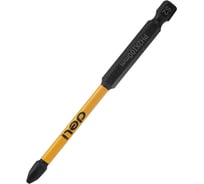 Набор торсионных бит Deli PH2, 100мм для ударных шуруповертов 10шт DL251100 сталь S2, пласт.кейс 183617