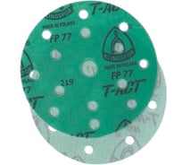 Шлифовальный круг на липучке и пленочной основе Klingspor FP77K 150 мм, 15 отверстий, Р500 (100 штук) 353135-100