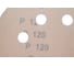 Шлифовальный круг Long Abrasive ZP311F 125мм на липучке, 8 отверстий, Р120 (100 штук) 3134123008-100 4