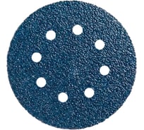 Шлифовальный круг Long Abrasive ZP311F 125мм на липучке, 8 отверстий, Р100 (100 штук) 3134103008-100