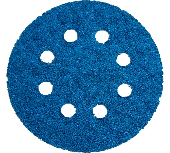 Шлифовальный круг Long Abrasive ZP311F 125мм на липучке, 8 отверстий, Р40 (50 штук) 3134403008-50