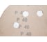 Шлифовальный круг Long Abrasive ZP311F 125мм на липучке, 8 отверстий, Р40 (50 штук) 3134403008-50 3