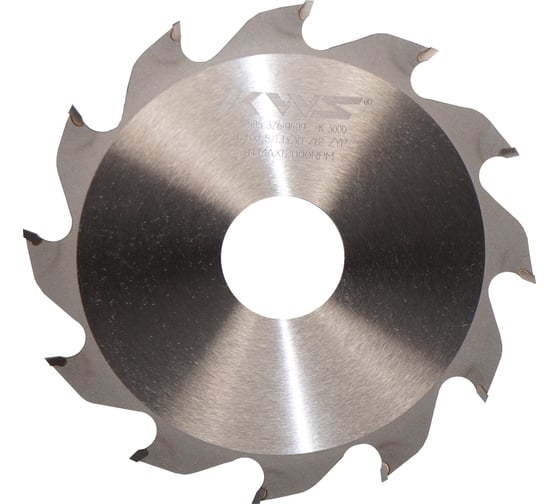 Диск пильный пазовый KWS 125х30х1.5/1.1х12T ZYP 3000 TFKG00528 1