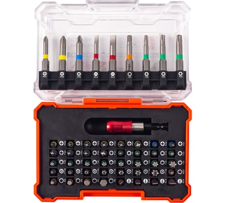 Набор бит с держателем VIRA 50 предметов 554108