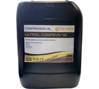 Масло компрессорное синтетическое Compsyn Oil ISO 46 20 литров ULTROL 0128/1