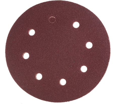 Круг шлифовальный (5 шт; 180 мм; P80; 8 отверстий) АЯ-ТЕХ 4673729815048