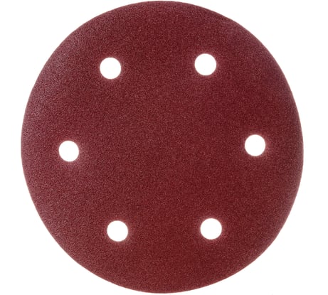 Круг шлифовальный (5 шт; 225 мм; P100; 6 отверстий) АЯ-ТЕХ 4603809587046