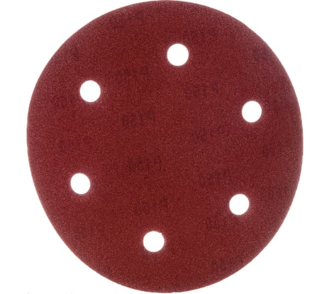 Круг шлифовальный (5 шт; 225 мм; P150; 6 отверстий) АЯ-ТЕХ 4673729815017