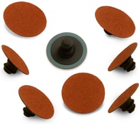 Шлифовальный быстросъемный круг REXXTOOL PREDATOR R-TYPE ALUMINIUM 20мм, 8 шт, P80 RXT-R-TYPE-ALU-20-80