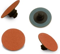 Шлифовальный быстросъемный круг REXXTOOL PREDATOR R-TYPE ALUMINIUM 75мм, 4 шт, P120 RXT-R-TYPE-ALU-75-120