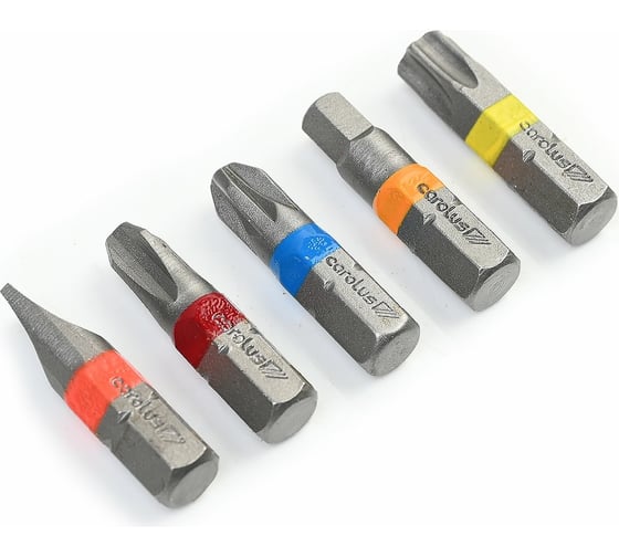 Набор бит BICOLOR (31 предмет; 1/4") Carolus 3000.02 2251175