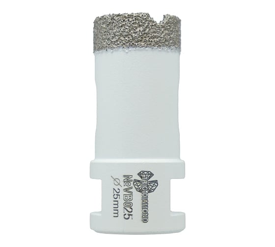 Коронка алмазная по керамограниту TRIO-DIAMOND Vacuum Brazed 25 мм, М14, VB025