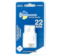 Коронка алмазная по керамограниту TRIO-DIAMOND 22 мм, m14, Vacuum Brazed, VB022