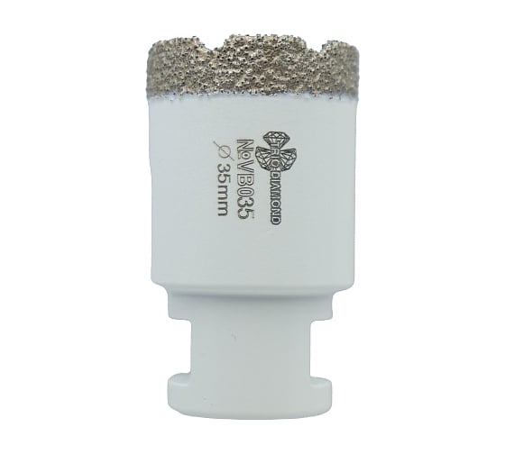 Коронка алмазная по керамограниту TRIO-DIAMOND Vacuum Brazed 35 мм, М14, VB035