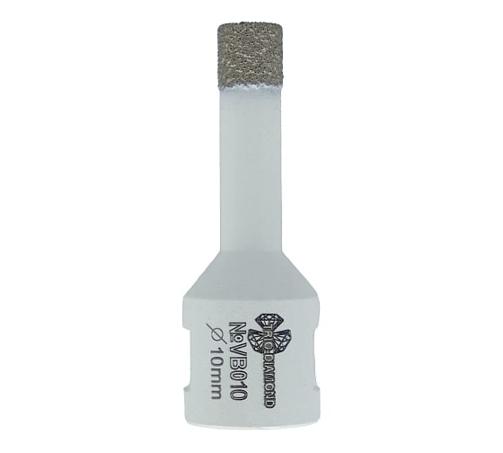 Коронка алмазная по керамограниту TRIO-DIAMOND Vacuum Brazed 10 мм, М14, VB010