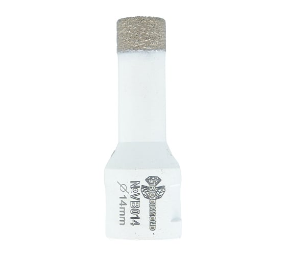 Коронка алмазная по керамограниту TRIO-DIAMOND Vacuum Brazed 14 мм, М14, VB014