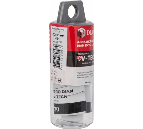 Сверло алмазное Extra Line V-TECH (12x35 мм; М14) DIAM 320267