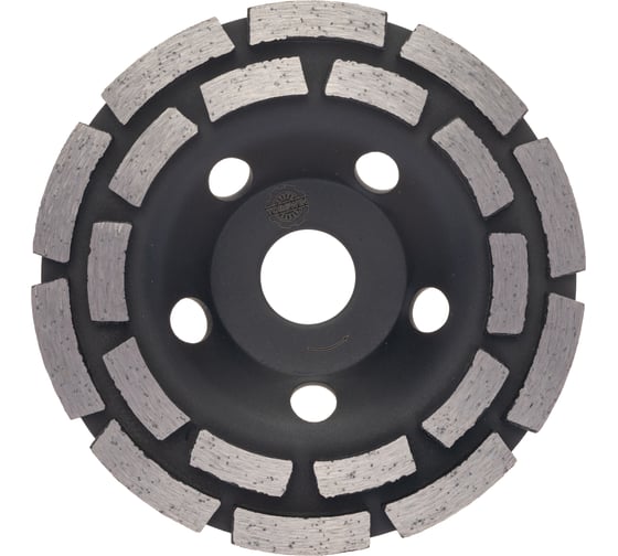Чашка алмазная двухрядная для шлифования бетона и камня TORGWIN TW2 125x22.2/8x5мм T1365862 1