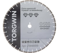 Диск алмазный отрезной сегмент по ж/б и камню TORGWIN 500x35(25.4/30)/12x3.8мм TGS-PRO Industrial T1345270