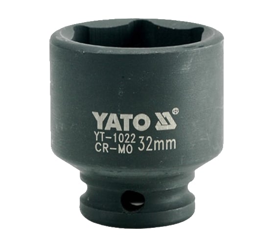 Головка торцевая ударная 6-гранная (32 мм; 1/2") YATO YT-1022