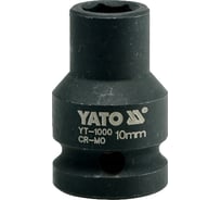 Торцевая головка YATO ударная 1/2 10мм YT-1000, 37141000 228 1
