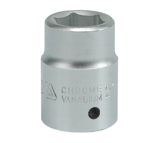 Головка торцевая короткая 6-гранная (21 мм; 3/4"; CrV) YATO YT-1302 1