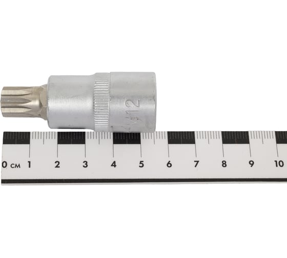Головка торцевая с вставкой SPLINE (М12; 1/2") YATO YT-04344