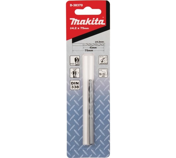 Сверло по металлу (4.2х75 мм; HSS-R) Makita D-38370