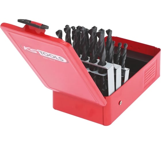 Набор сверл (25 шт; 1-13 мм; ц/х) KS Tools 330.1613