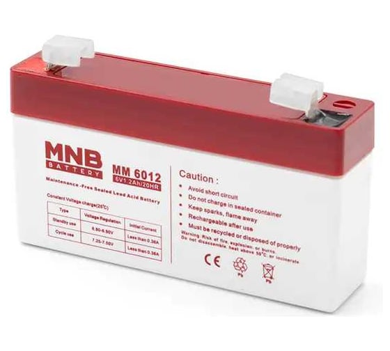 Аккумуляторная батарея MNB MM 6012 УТ-00003167 1