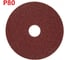 Фибровый шлифовальный круг (диск) Vitatools Р80, коричневыйF125-P80 2