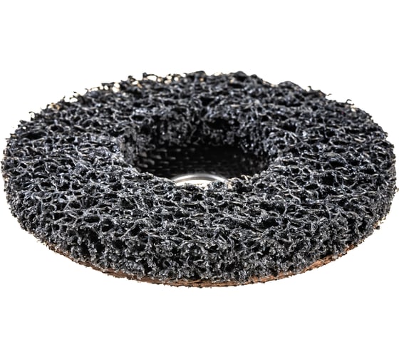 Диск зачистной Clean Strip Black 127х22 мм с фибровой оправкой BlackFox 12540